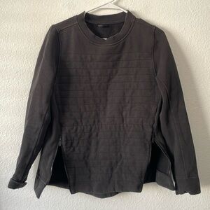 Lululemon pullover sweater black sz 4